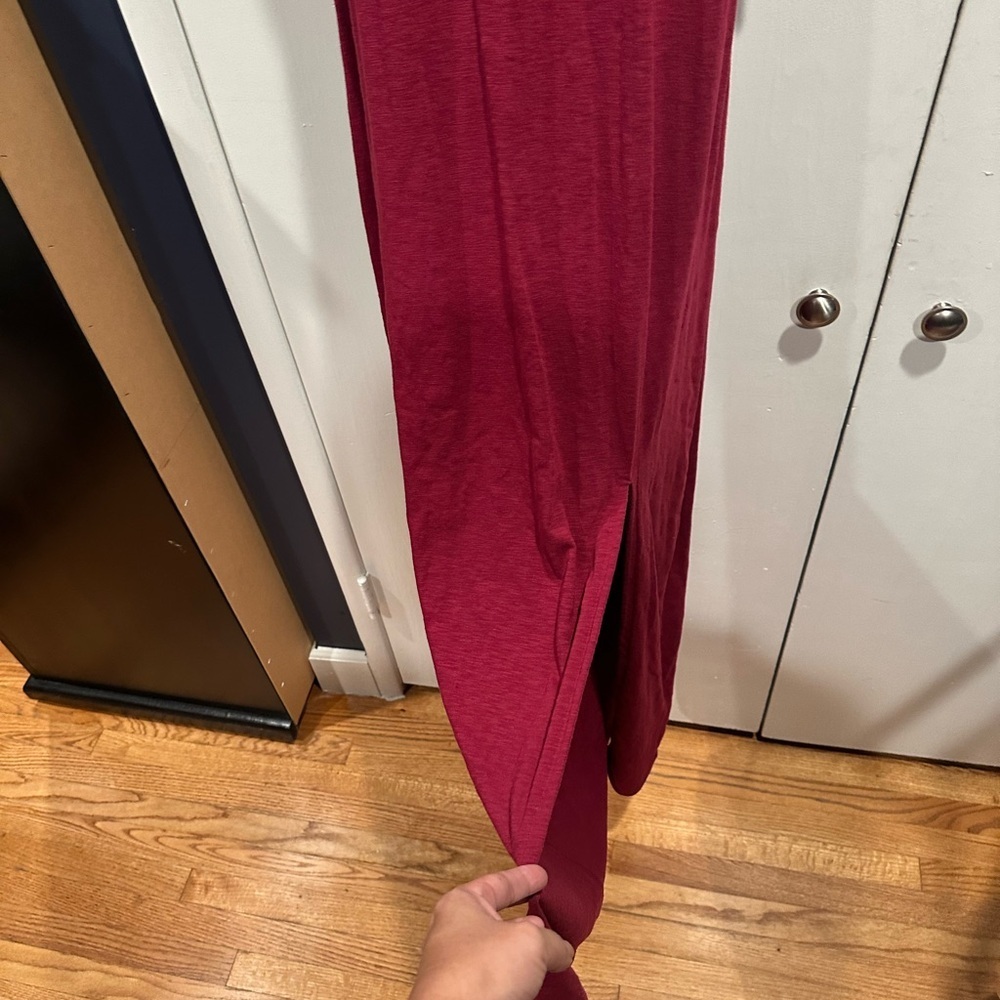 Express Deep Red Backless Dress - Picture 6 of 6